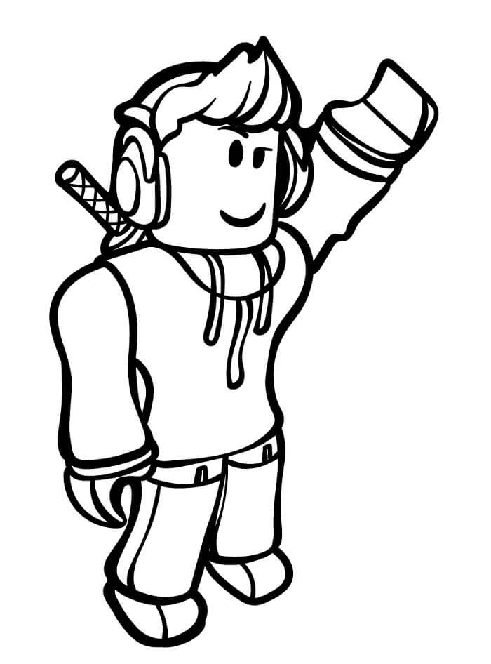 Roblox Semplice da colorare