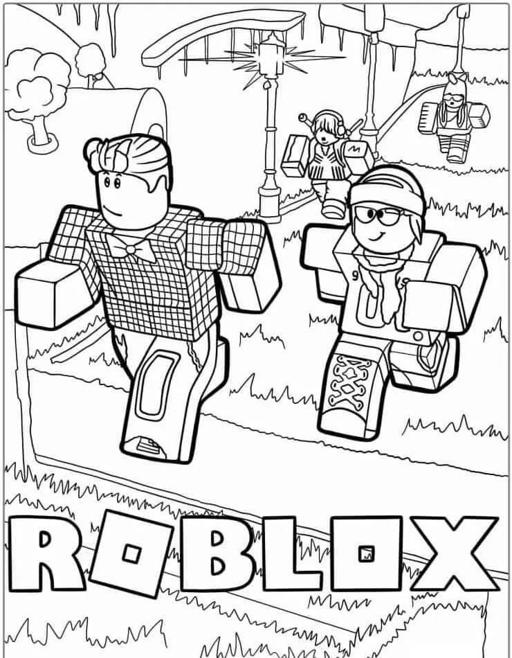 Roblox da Stampare da colorare