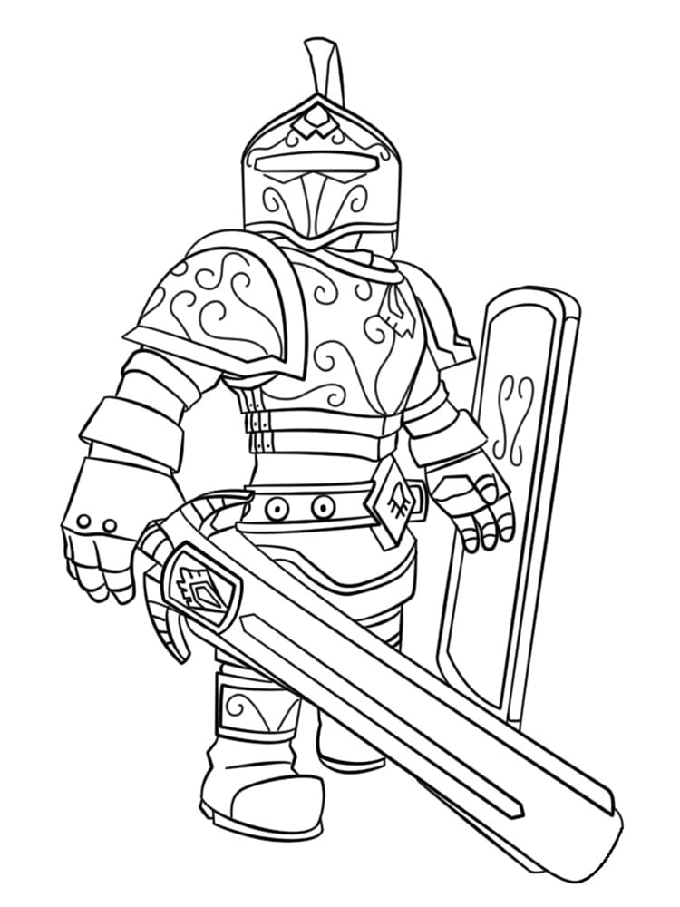 Roblox per Bambini di 1 Anno da colorare