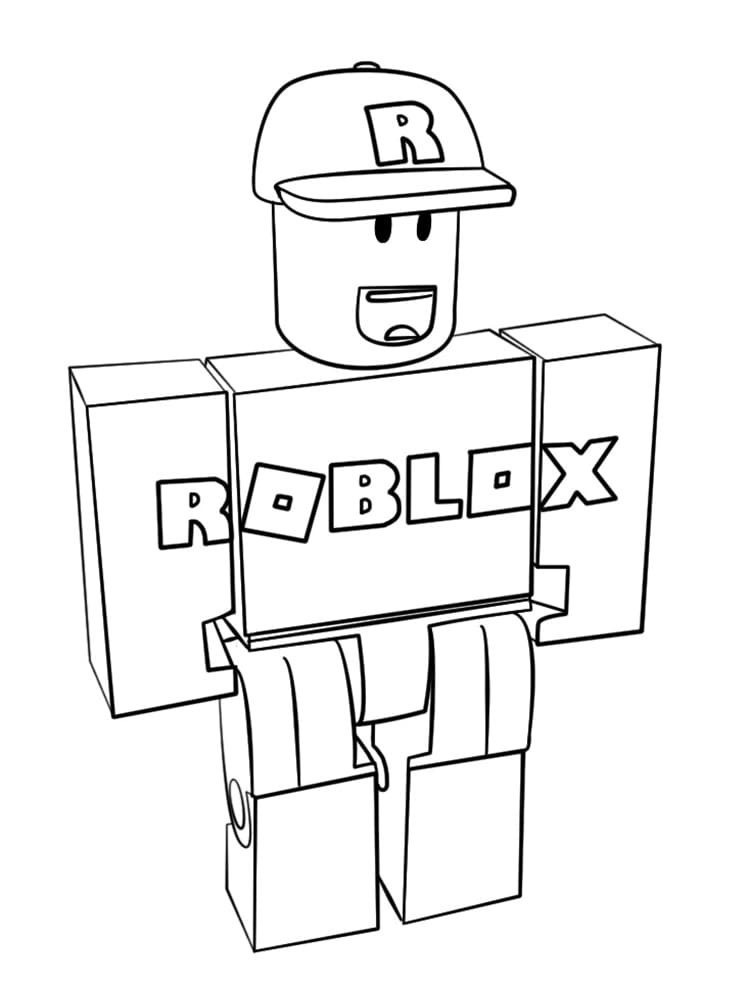 Roblox per Bambini di 5 Anni da colorare