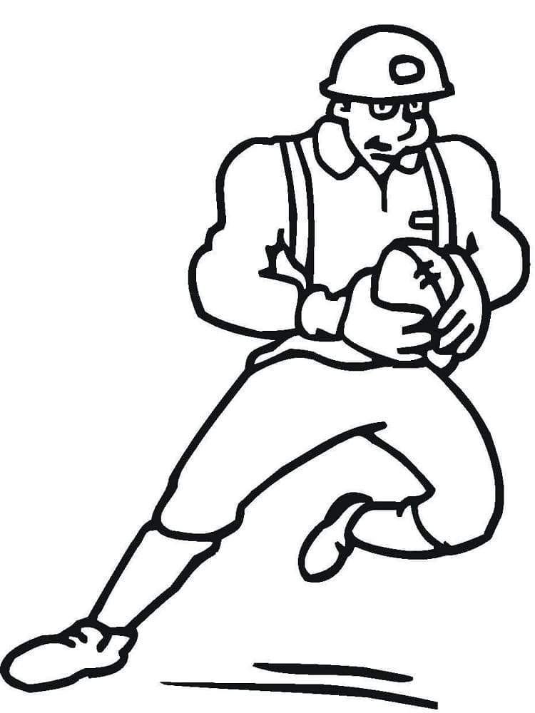 Rugby Gratuita per Bambini da colorare