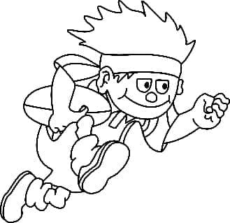 Rugby Stampabile Gratuita da colorare