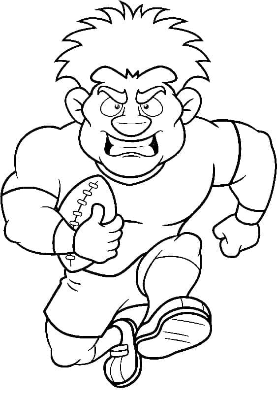 Rugby Stampabile a Costo Zero da colorare