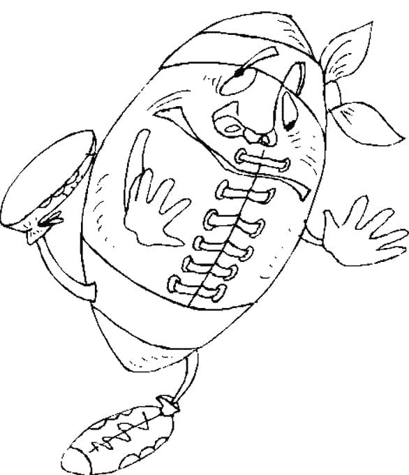 Rugby per Bambini di 5 Anni da colorare