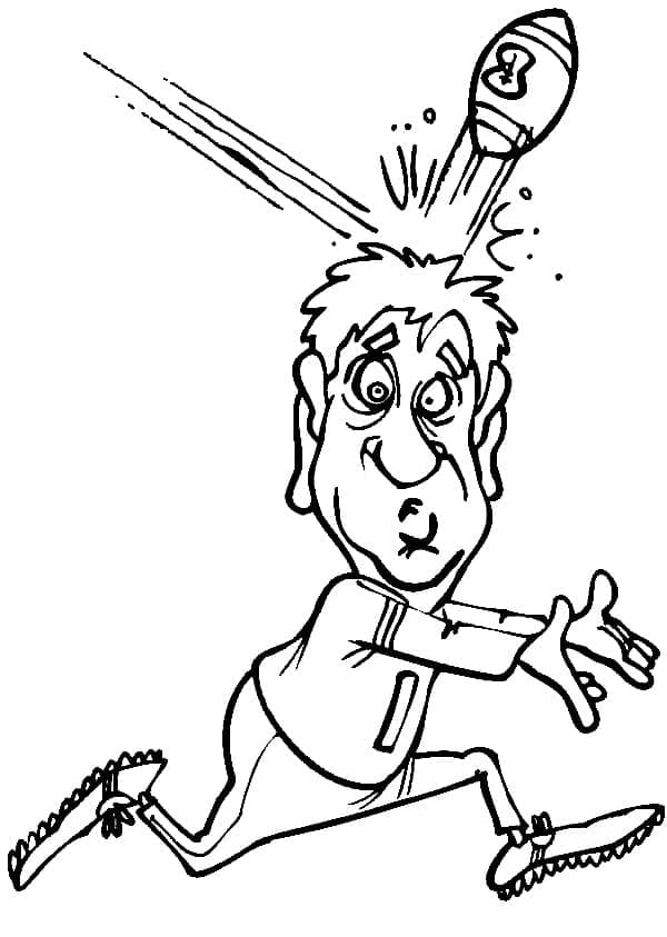 Rugby per Stampare da colorare