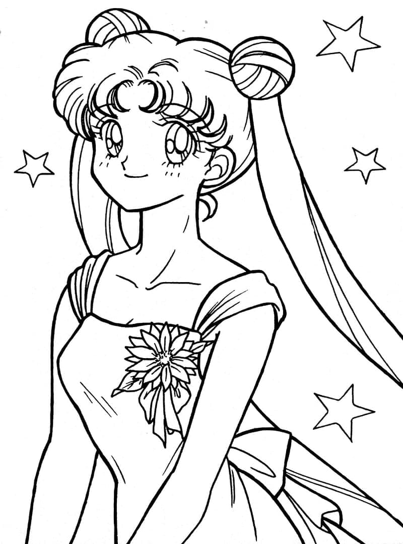 Sailor Moon Stampabile da colorare