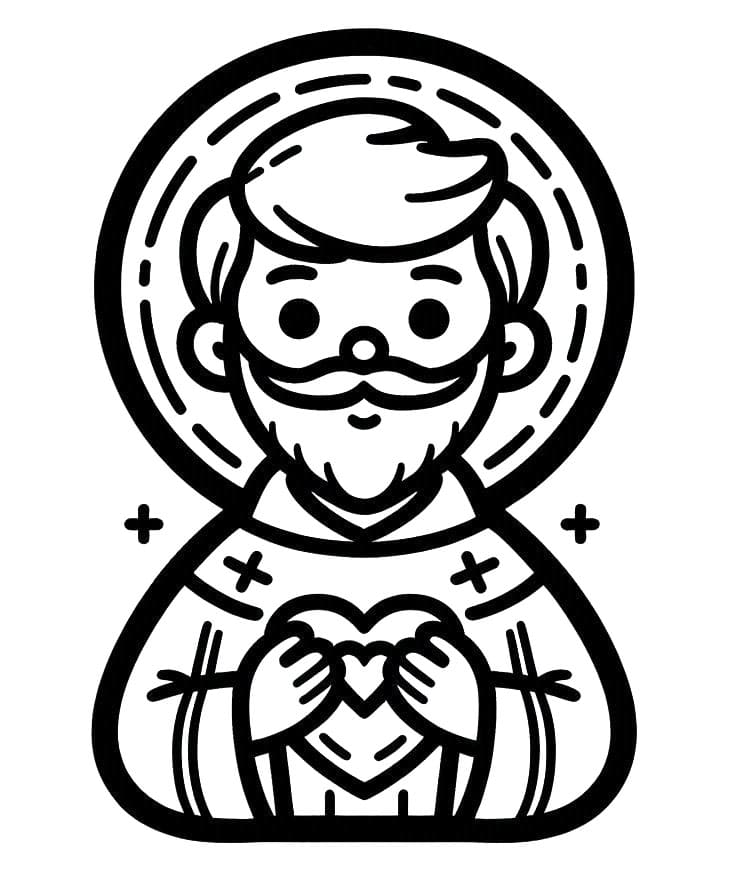 San Valentino Gratuito da Stampare da colorare