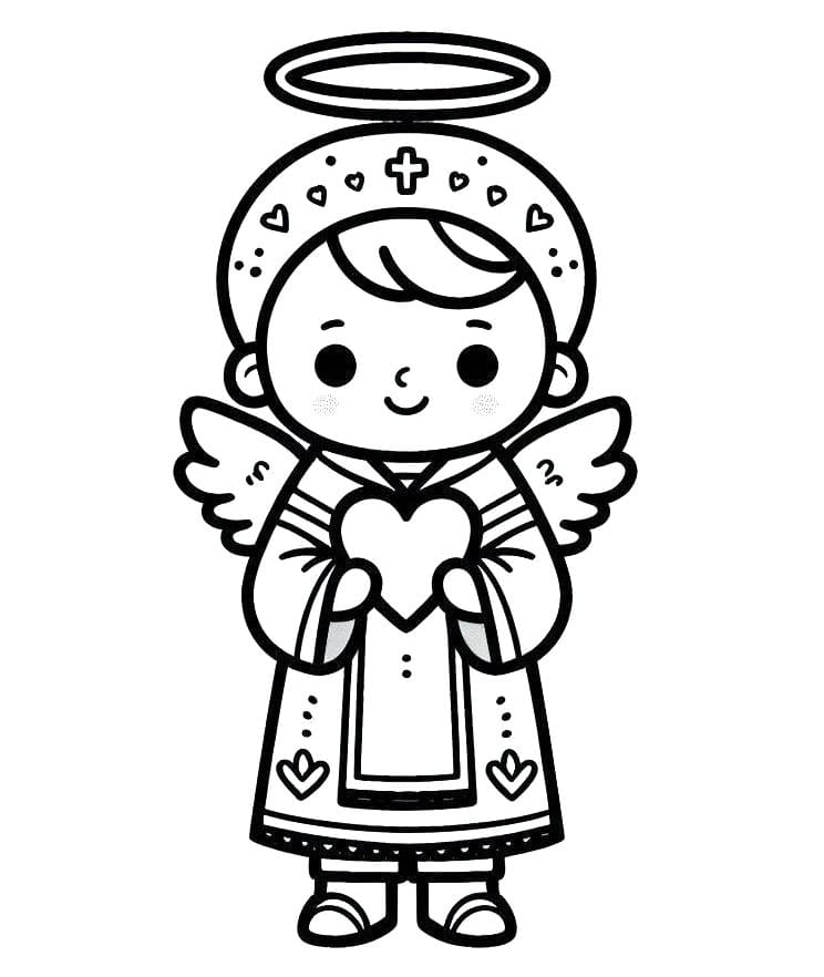 San Valentino Gratuito per Bambini da colorare