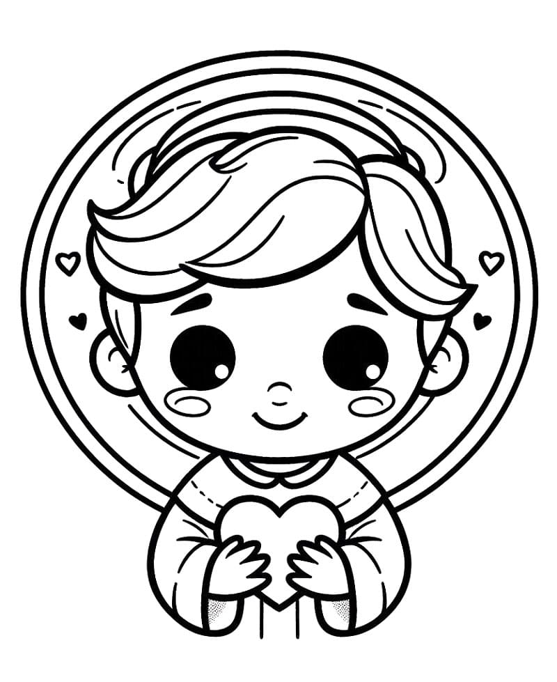 San Valentino per Coppie da colorare