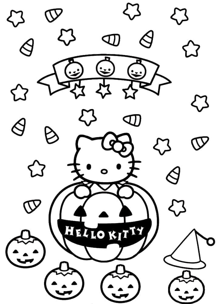 Sanrio Hello Kitty da colorare