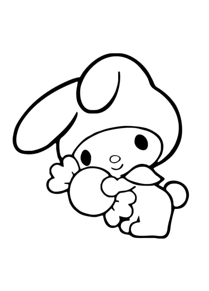 Sanrio My Melody da colorare