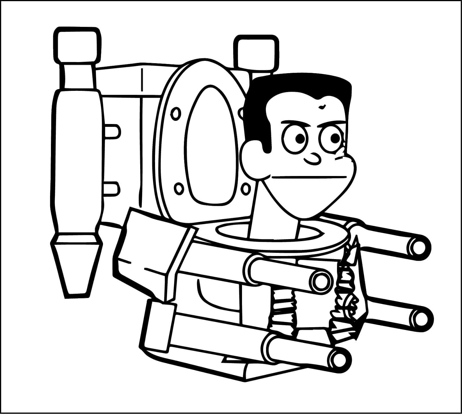 Skibidi Toilet (11) da colorare