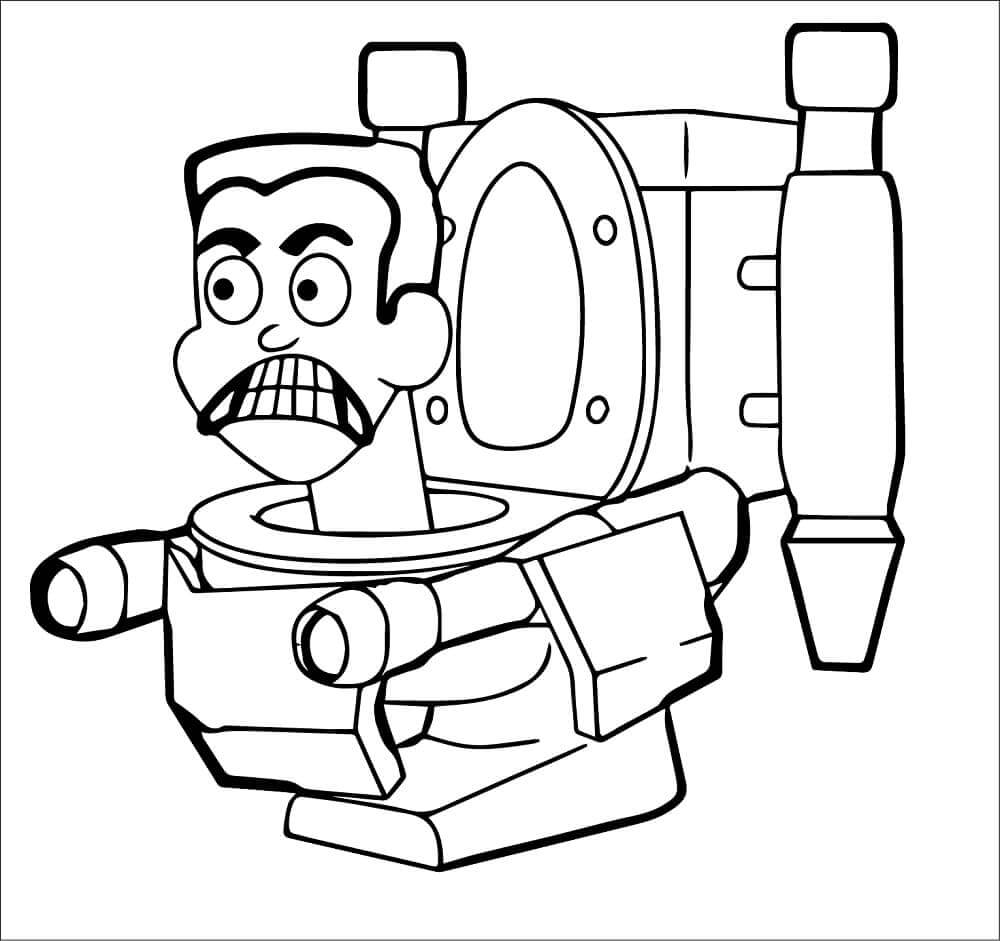 Skibidi Toilet (12) da colorare