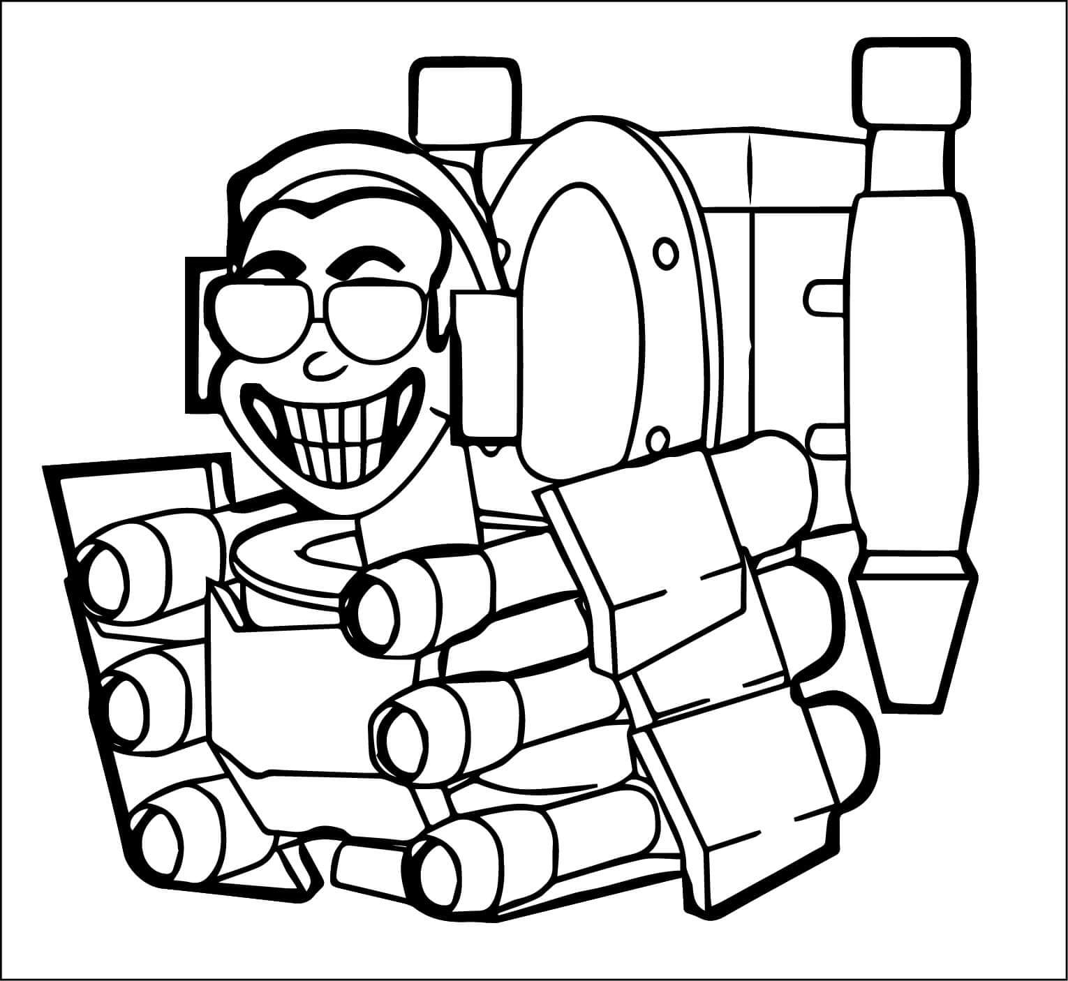 Skibidi Toilet (17) da colorare