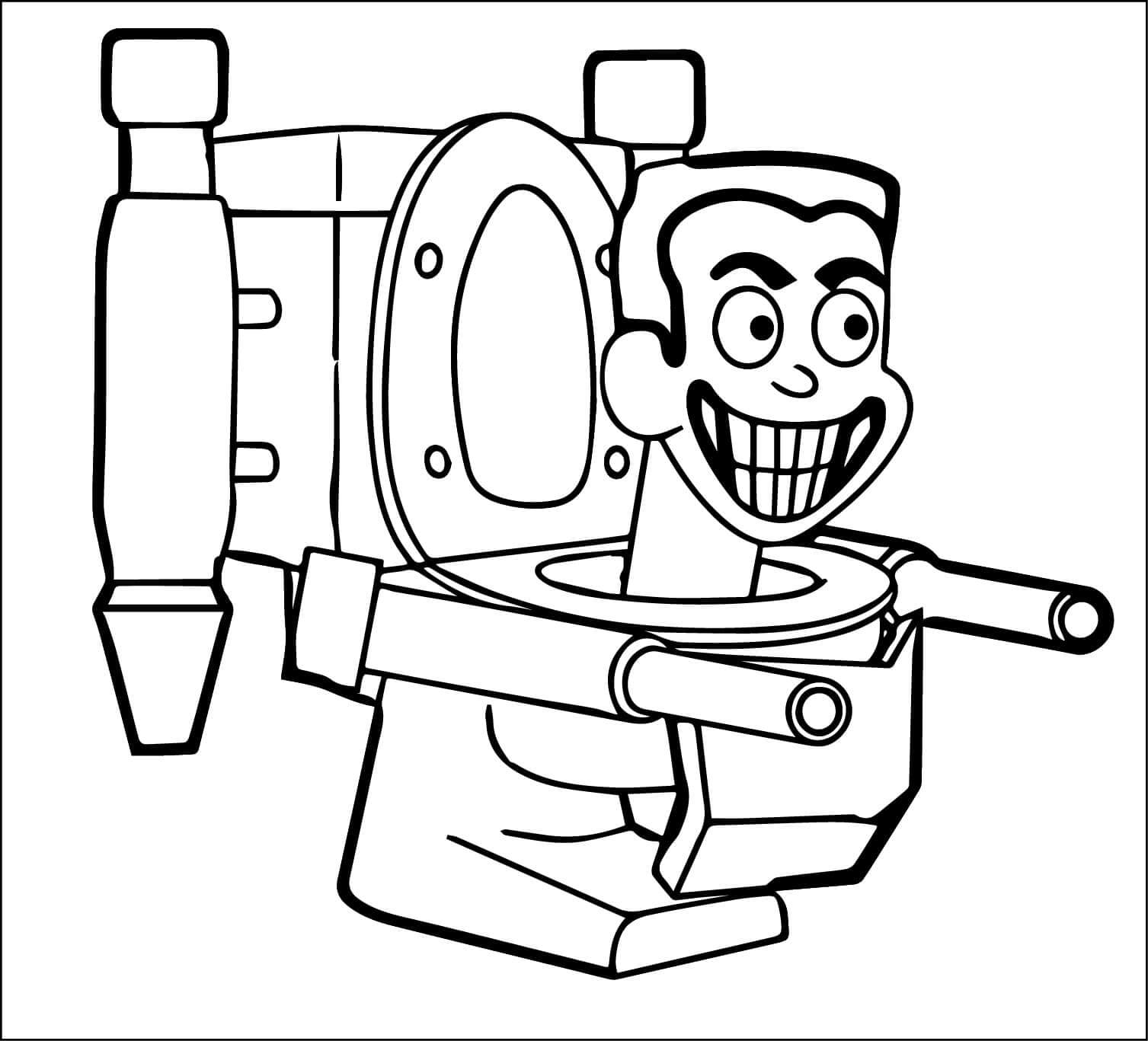 Skibidi Toilet (20) da colorare