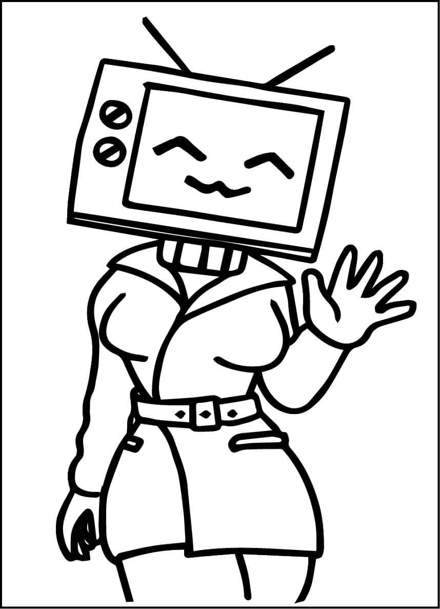 Skibidi Toilet (7) da colorare