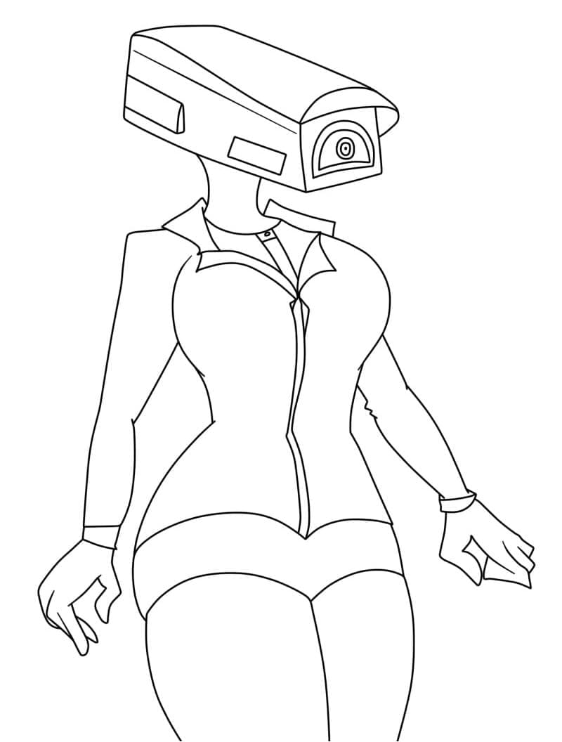 Skibidi Toilet Gratis Stampabile da colorare