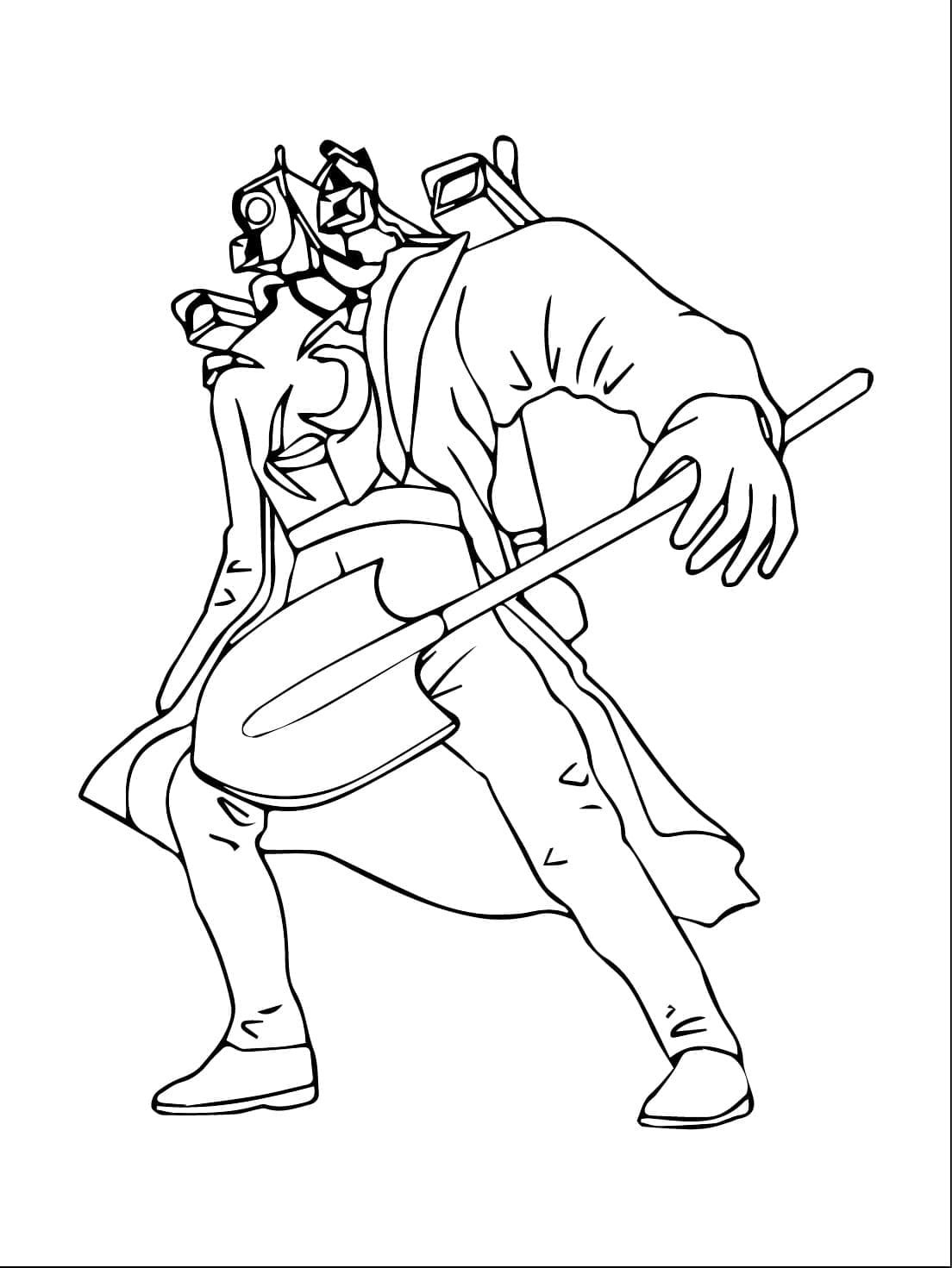 Skibidi Toilet Gratuito per Bambini da colorare