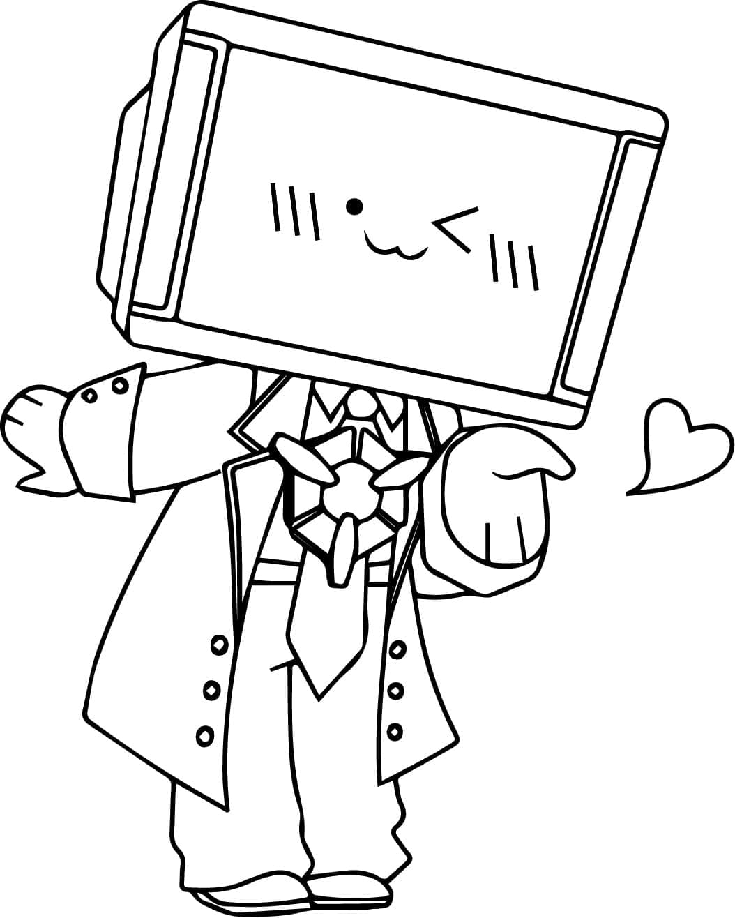 Skibidi Toilet Stampabile Gratis da colorare