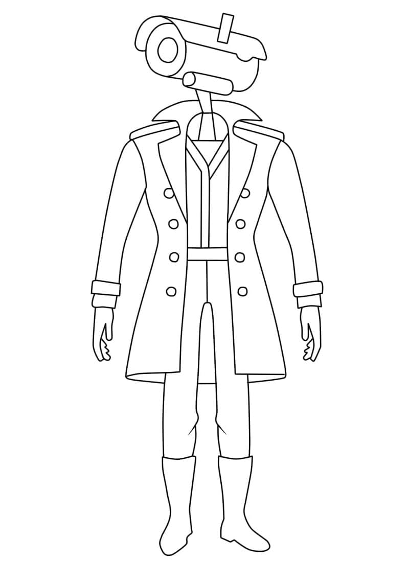 Skibidi Toilet Stampabile da colorare