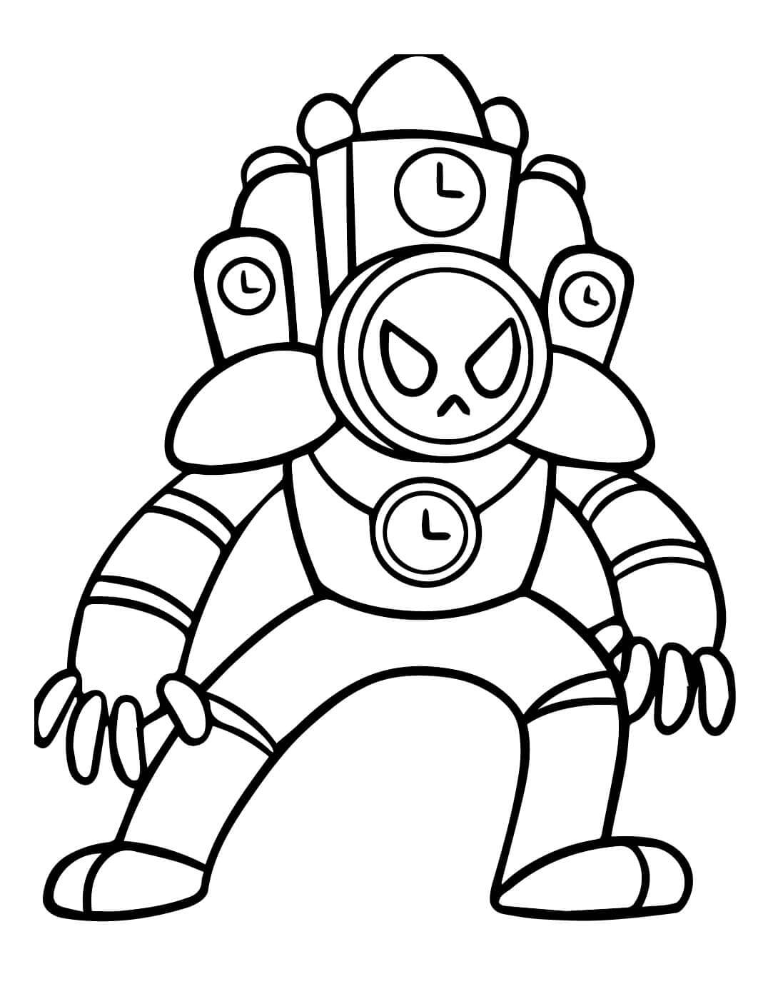 Skibidi Toilet Titan Clockman da colorare