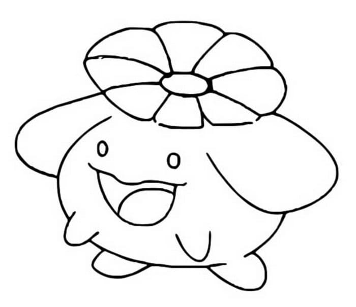 Skiploom Pokemon da colorare