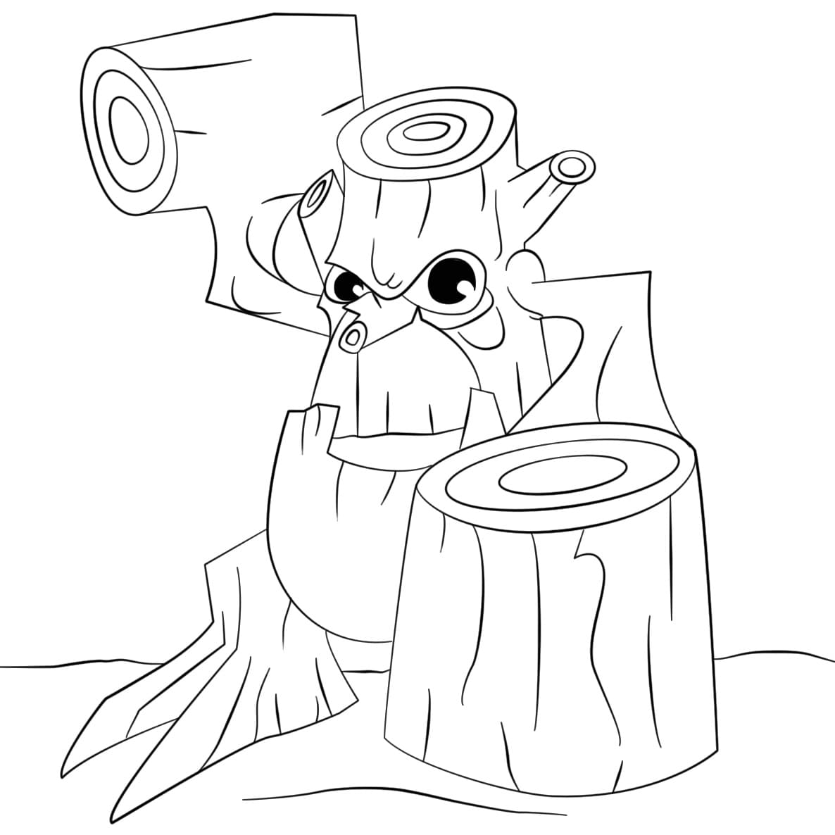 Skylanders Stump Smash da colorare