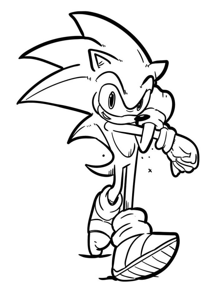 Sonic Base da colorare