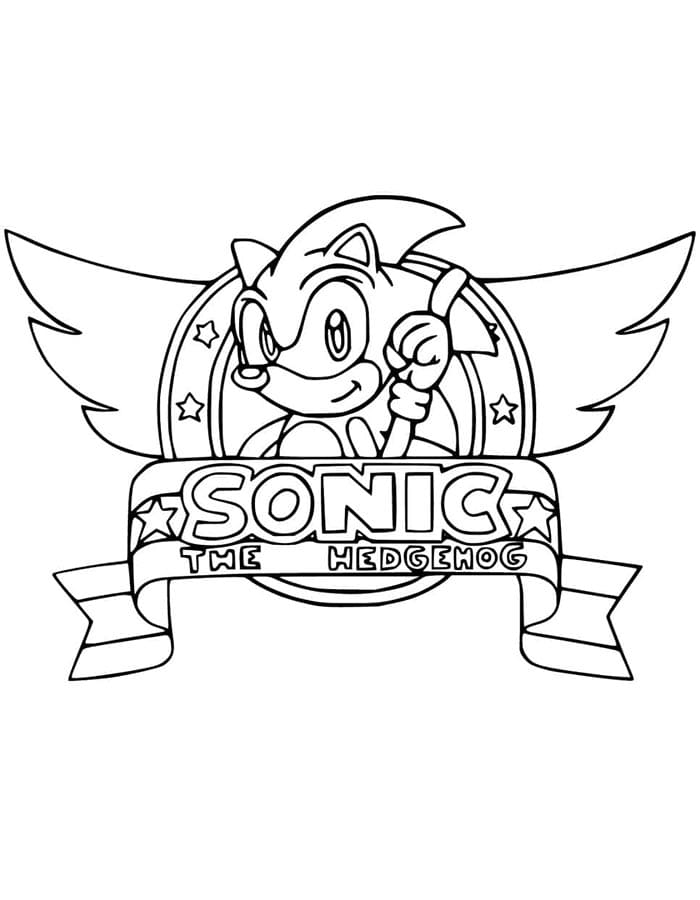 Sonic Gratuito da Stampare da colorare