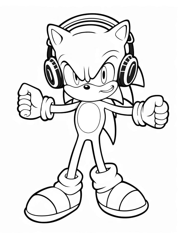 Sonic Veloce da colorare