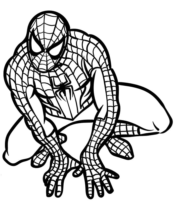 Spiderman Gratis da colorare