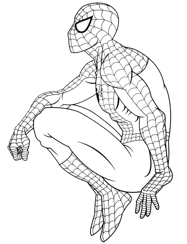 Spiderman Stampabile da colorare