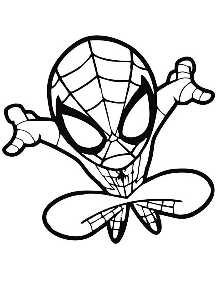 Spiderman a Costo Zero da colorare