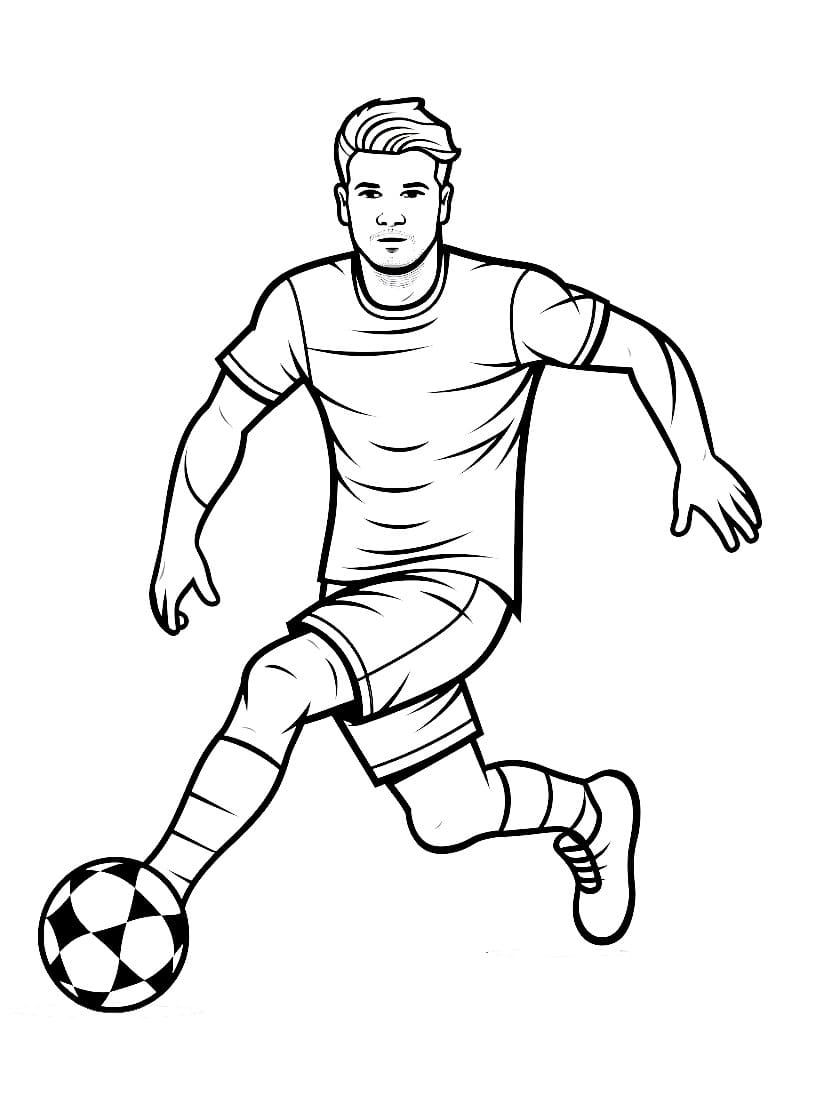 Sport di Calcio da colorare