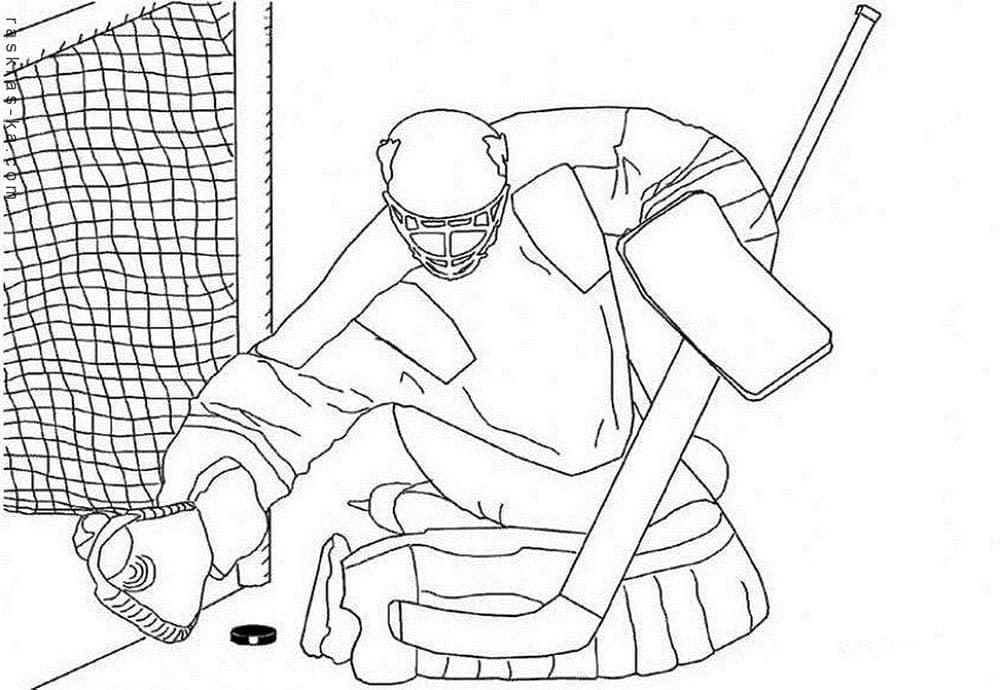 Sport di Hockey da colorare