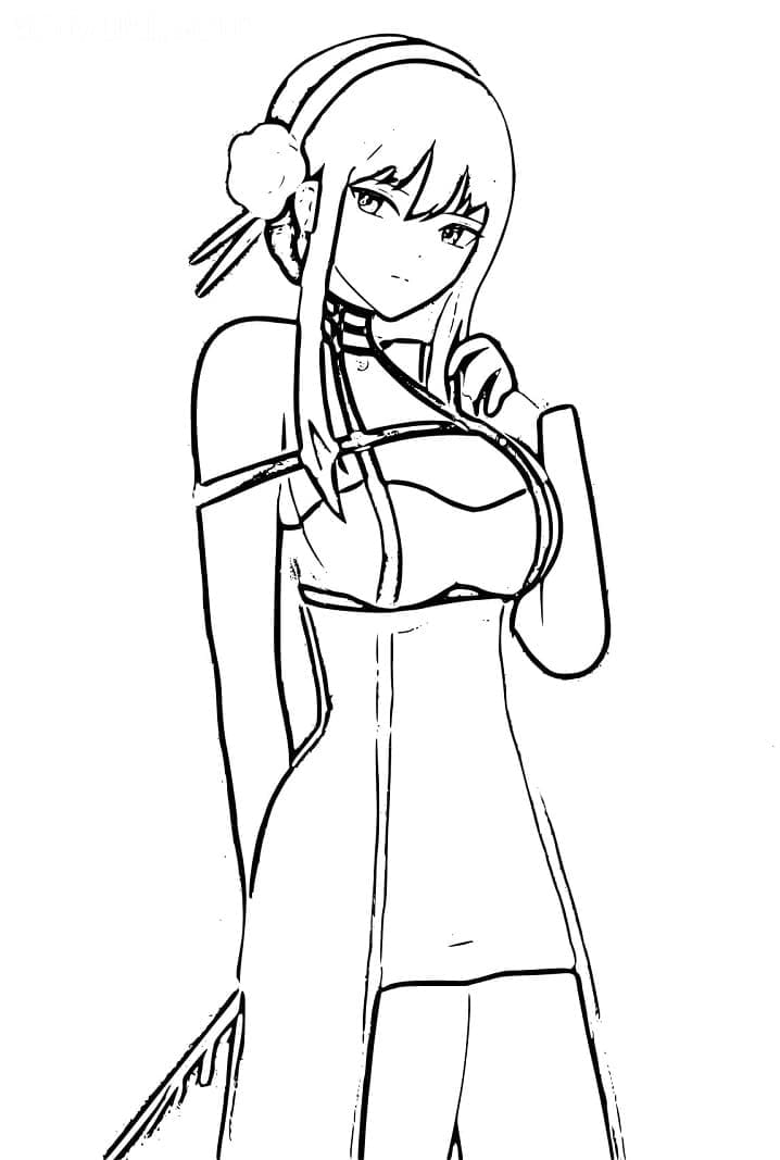 Spy x Family Stampabile Senza Spese da colorare