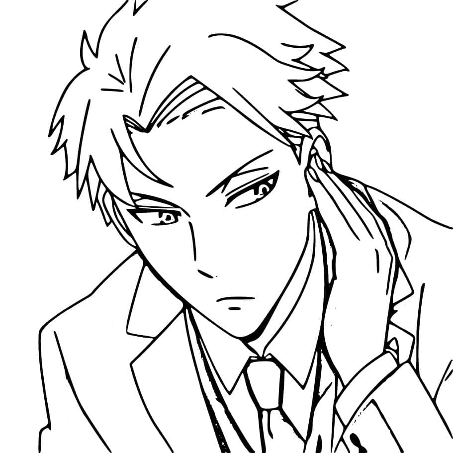 Spy x Family Stampabile per Bambini da colorare