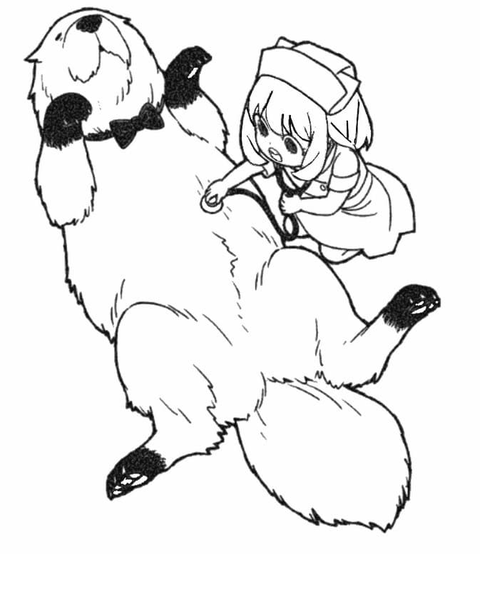 Spy x Family per Bambini di 1 Anno da colorare