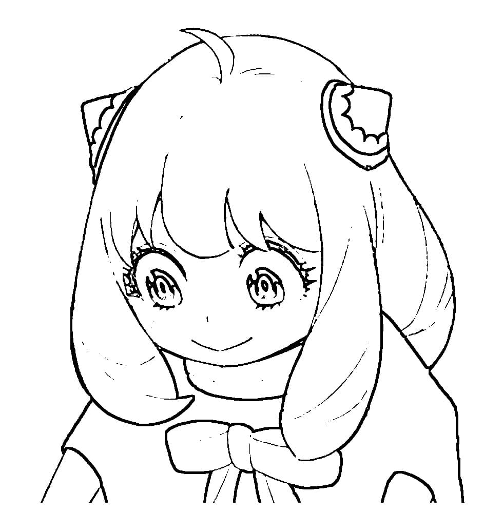 Spy x Family per Bambini di 4 Anni da colorare