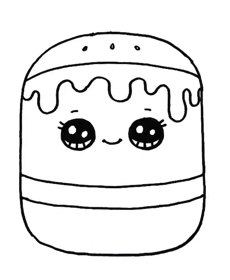 Squishmallows per bambini di 2 anni da colorare