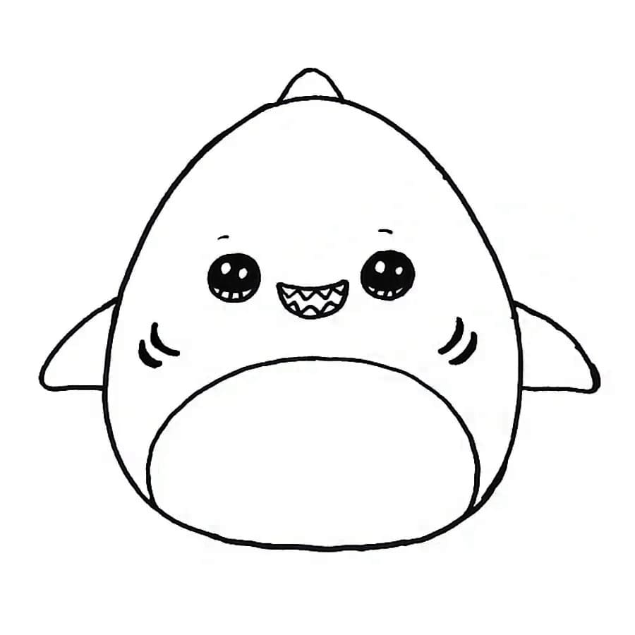 Squishmallows per bambini di 3 anni da colorare