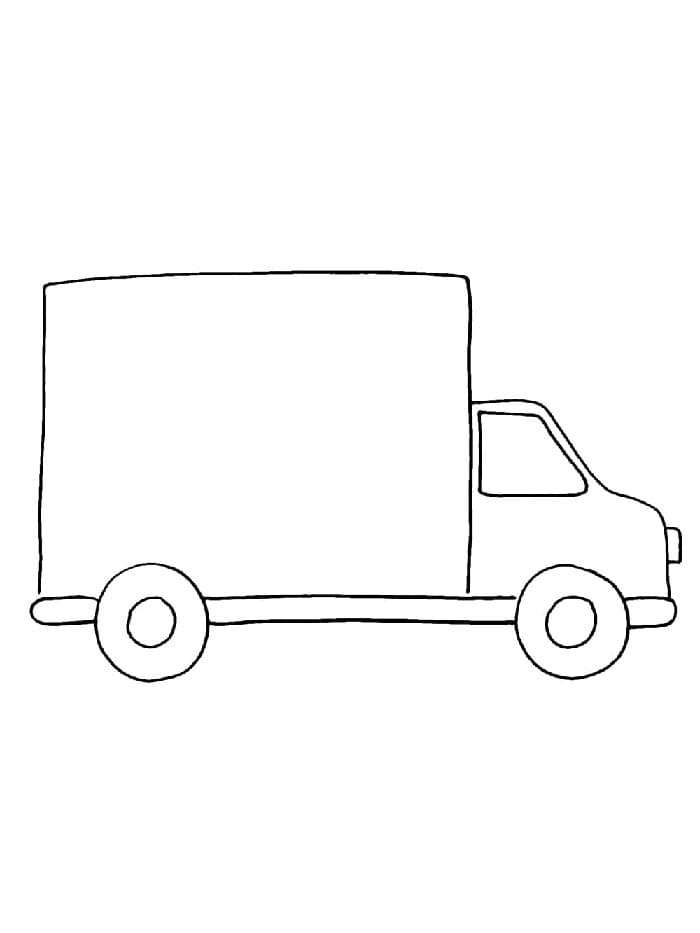 Stampa Camion da colorare