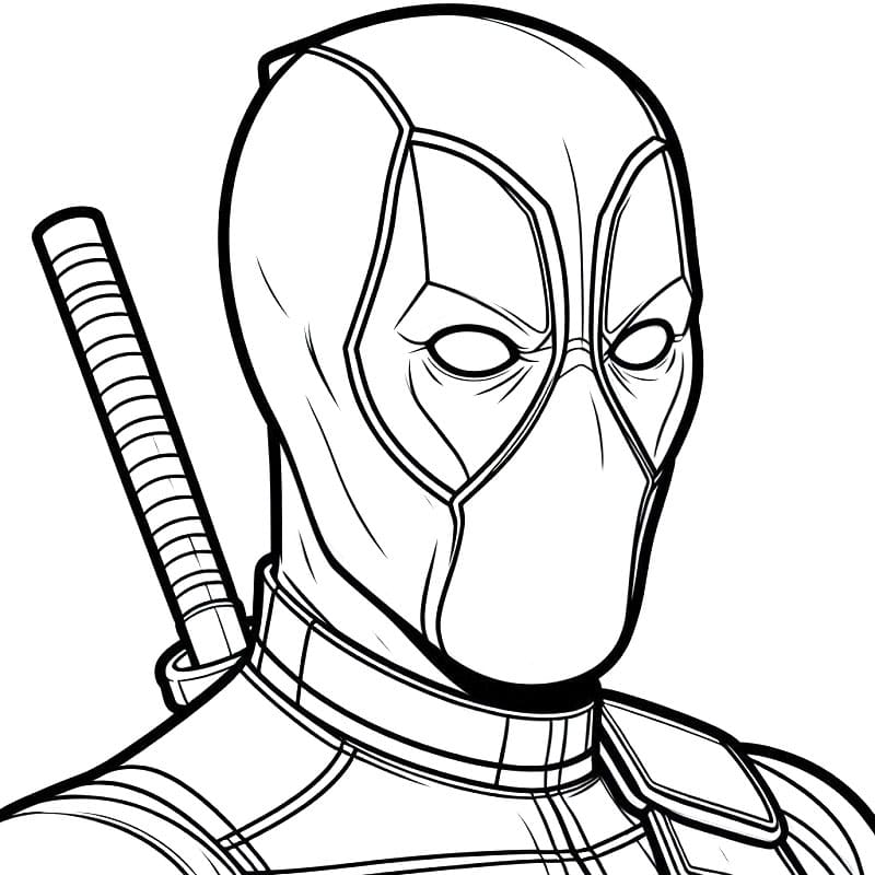 Deadpool da colorare