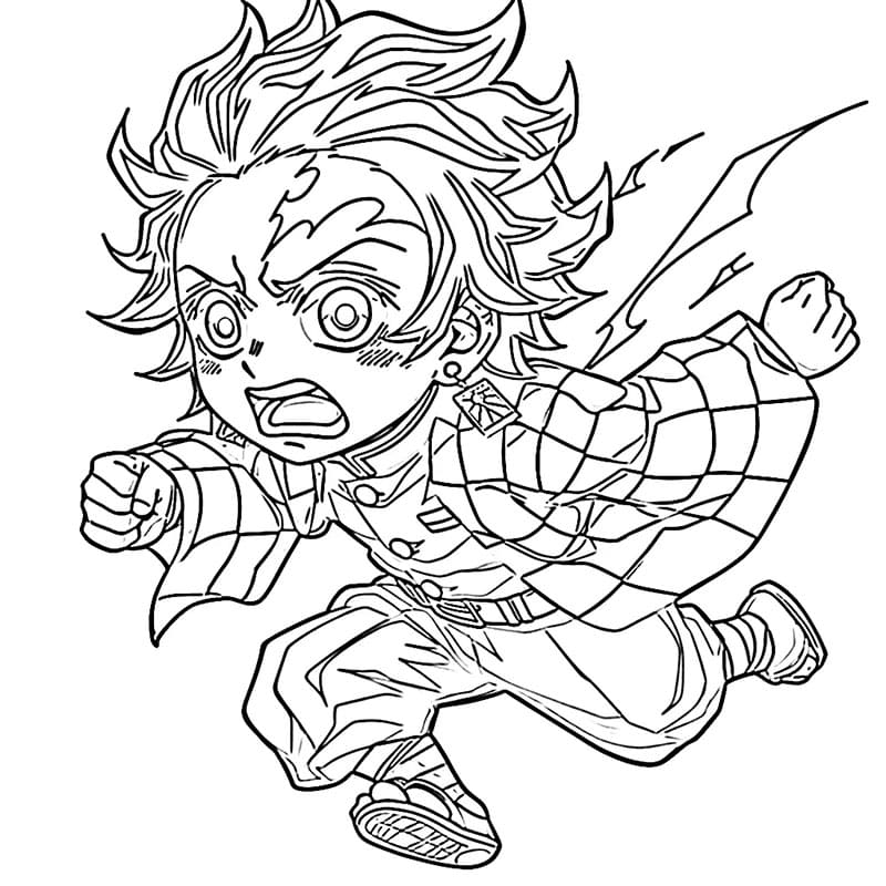 Stampa Demon Slayer da colorare