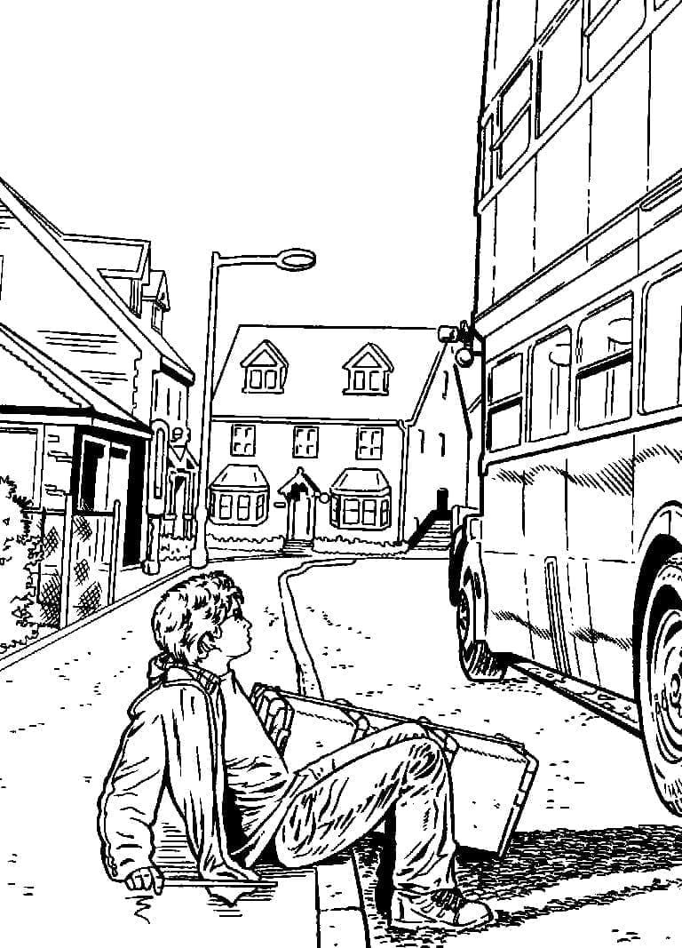 Stampa Harry Potter da colorare