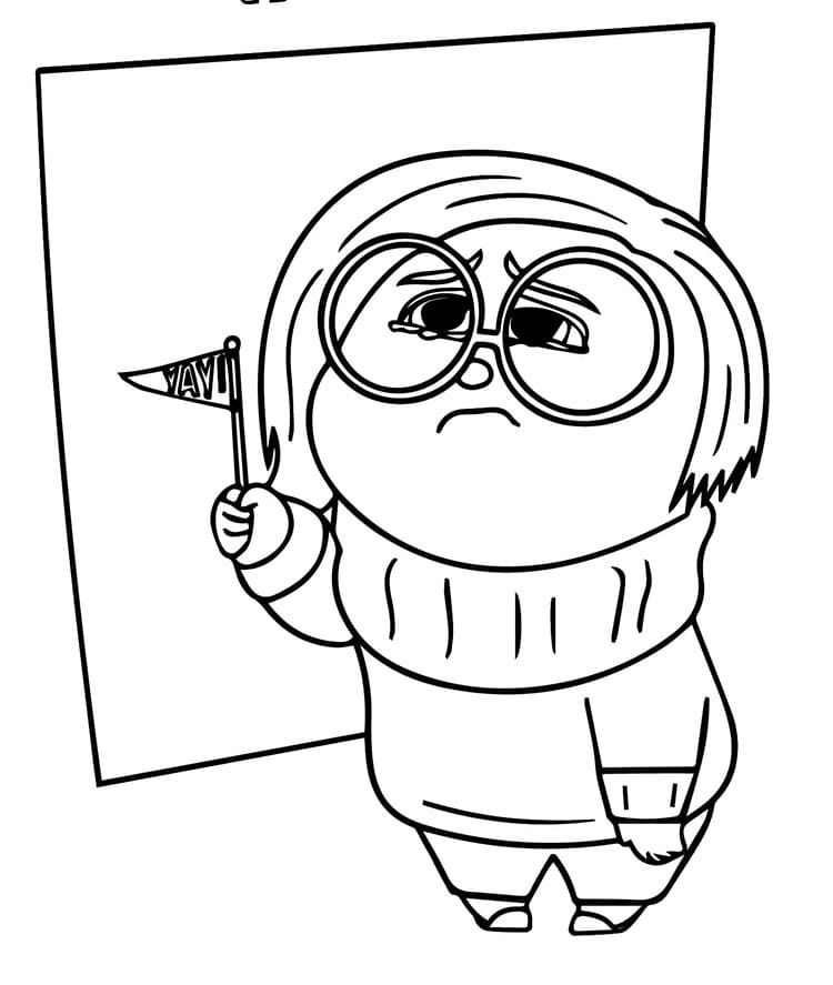 Stampa Inside Out 2 da colorare
