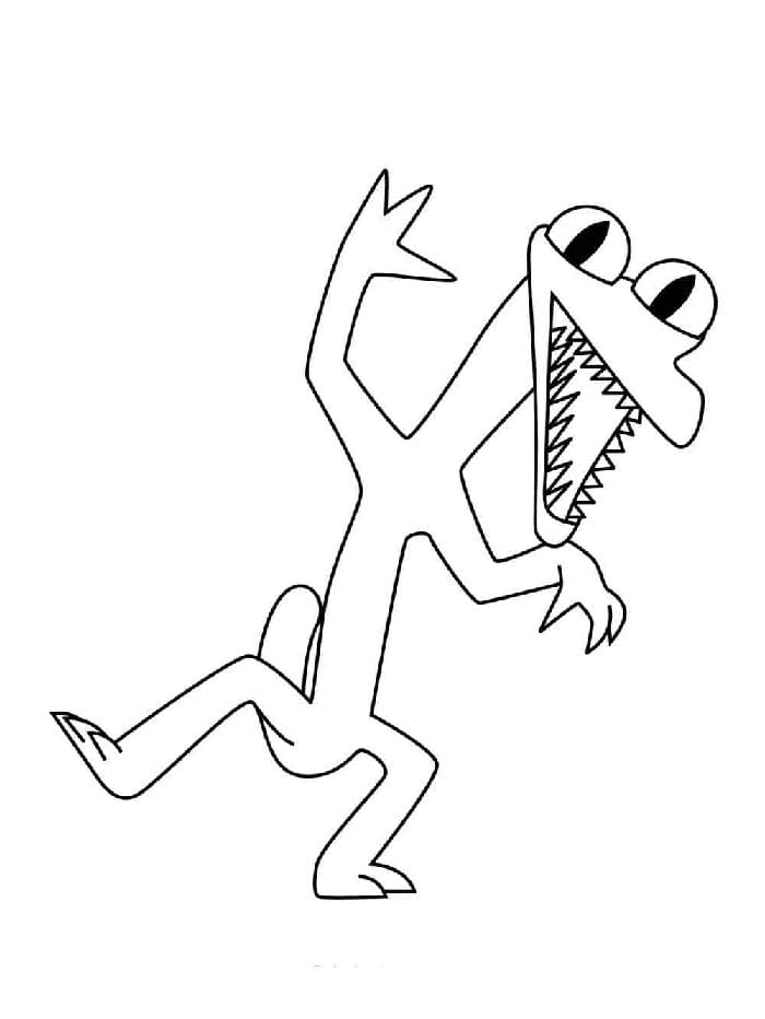 Stampa Rainbow Friends da colorare