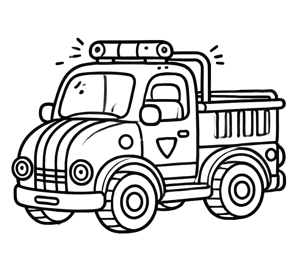 Stampabile Gratuita Auto da colorare