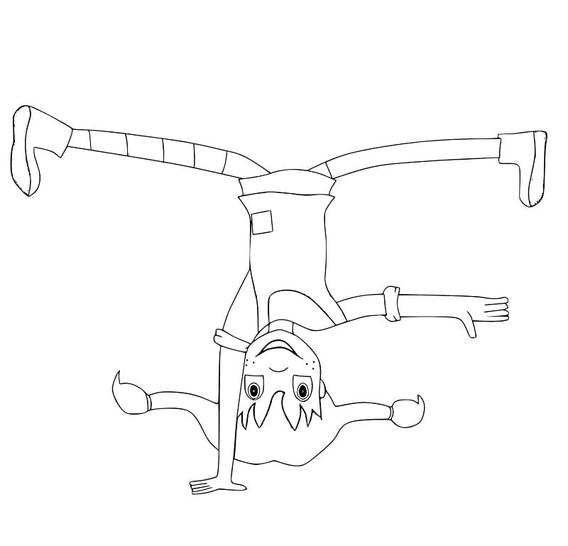 Stampabile Gratuita Pippi Calzelunghe da colorare