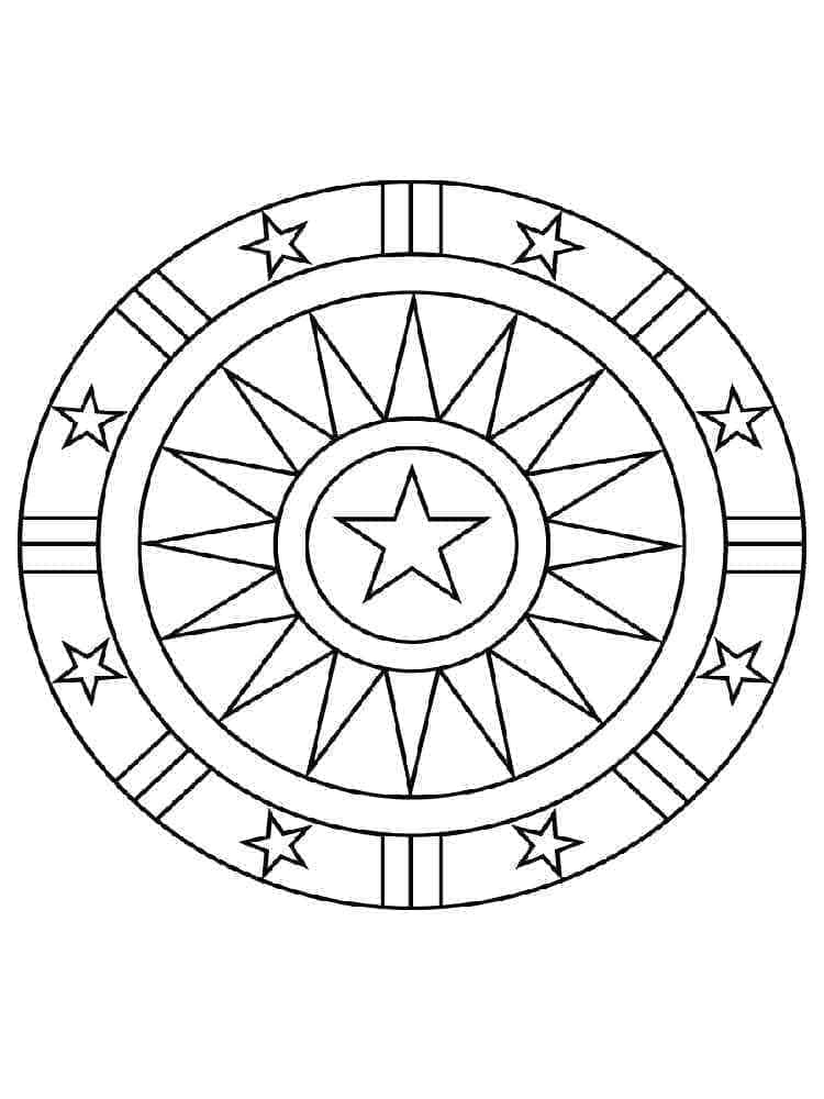 Stampabile Gratuito Mandala da colorare